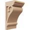 Ekena Millwork 7"W x 7"D x 14"H Wide Mayflower Rough Cedar Woodgrain TimberThane Corbel, Primed Tan CORUR07X07X14MAYRCPR - alternate 1
